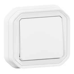 Legrand - Plexo - Va-et-Vient 10A - encastré complet - IP55 - IK08 - 250V - Blanc - Réf : 070032L