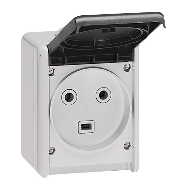 Legrand Plexo - Prise de courant 2P+T 32A - saillie - IP44/IK08 - 055872