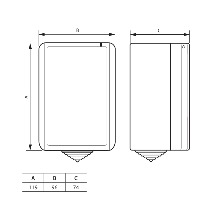 Legrand Plexo - Prise de courant 2P+T 32A - saillie - IP44/IK08 - 055872