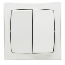 Legrand - Oteo - Double Interrupteur - Va-et-Vient - 10A - 230V - Réf : 086020