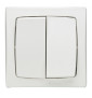 Legrand - Oteo - Double Interrupteur - Va-et-Vient - 10A - 230V - Réf : 086020