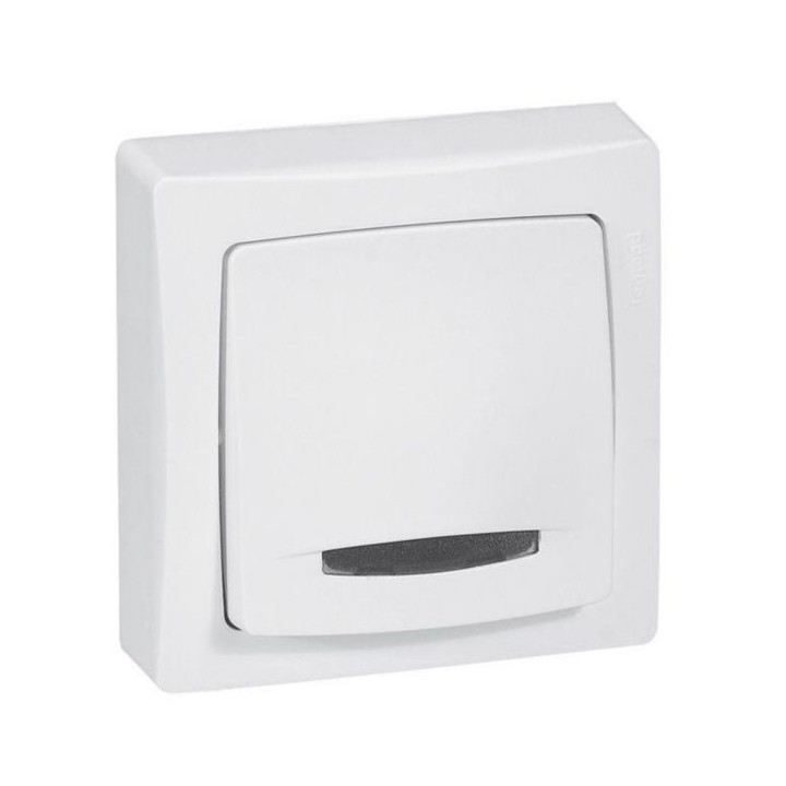 Legrand Oteo - Poussoir à voyant 6A - 230V - 086005
