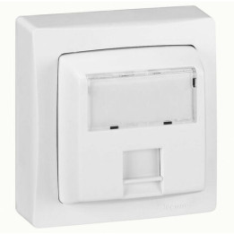 Legrand Oteo - Prise Cat.5 FTP 9 contacts - blanc - 086061