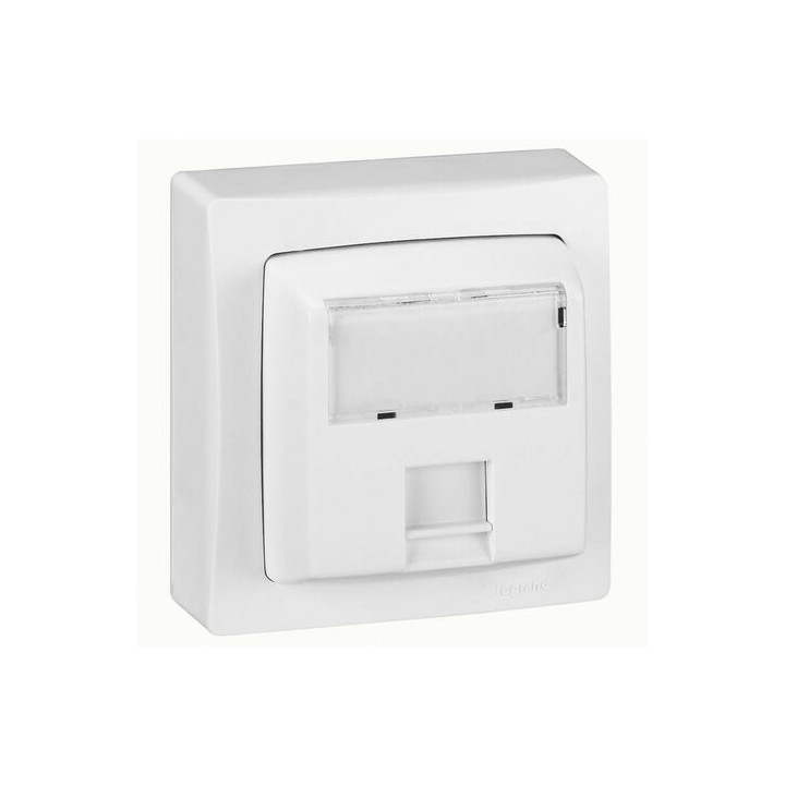 Legrand Oteo - Prise Cat.5 FTP 9 contacts - blanc - 086061