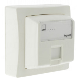 Legrand Oteo - Prise RJ45 Cat.6 FTP 9 contacts - blanc - Réf.: 086047