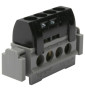 Legrand - Bornier de répartition IP 2X - phase - 4 connexions 1,5 à 16 mm²- noir - L 47 mm - 004850