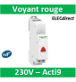 Schneider - Acti9, iIL voyant lumineux simple rouge 110...230VCA - A9E18320