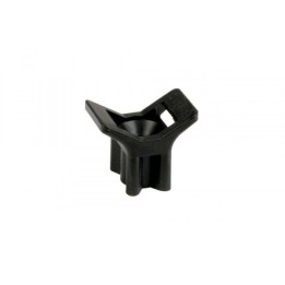 Ram - Embase pour collier d'installation nylon à visser - noir - boîte de 100 - 59220