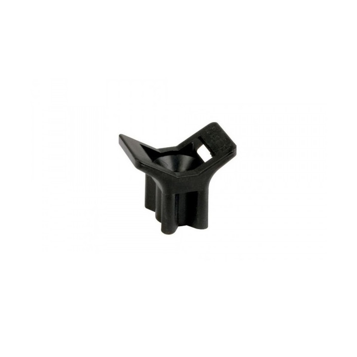 Ram - Embase pour collier d'installation nylon à visser - noir - boîte de 100 - 59220