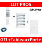Legrand - Kit GTL 18M + tableau 72M + Porte blanche - 030067+401224+401234