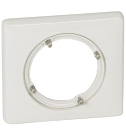 Legrand Céliane - Plaque simple  - IP44 - Blanc - Réf : 069071