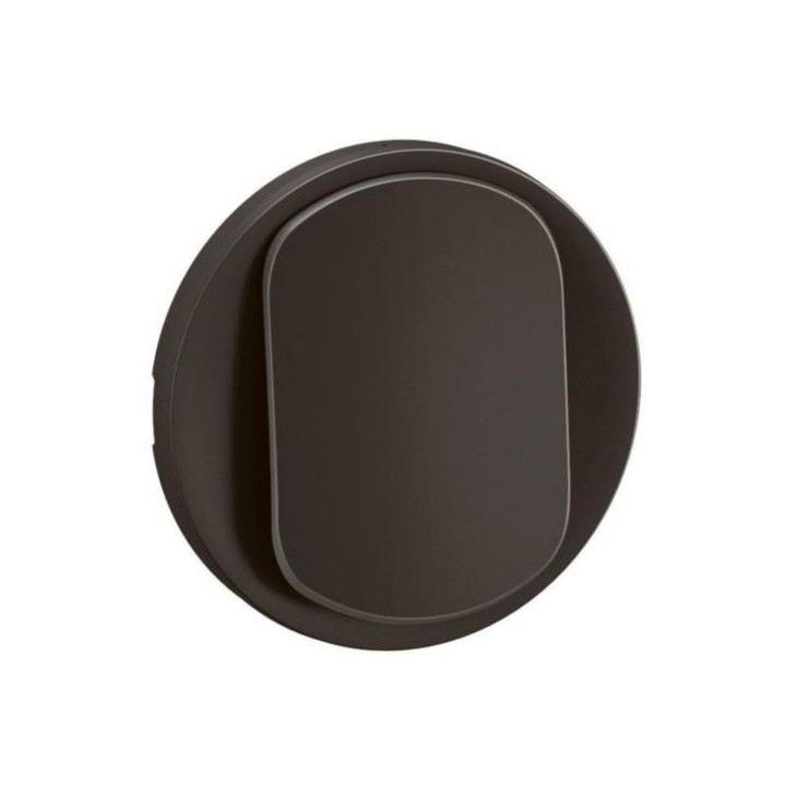 Legrand - Céliane 2024 - Enjoliveur pour interrupteur et ou va-et-vient - Noir - Réf : CN0001