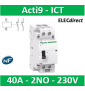 Schneider - Acti9 - Contacteur iCT - 40A - 2NO - 230/240V - 50Hz - Réf : A9C21842