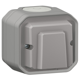 Legrand - Plexo - Sortie de câble - Saillie - Gris - IP55/IK07 - Réf : 069550L+069651L