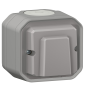 Legrand - Plexo - Sortie de câble - Saillie - Gris - IP55/IK07 - Réf : 069550L+069651L