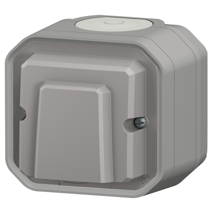 Legrand - Plexo - Sortie de câble - Saillie - Gris - IP55/IK07 - Réf : 069550L+069651L