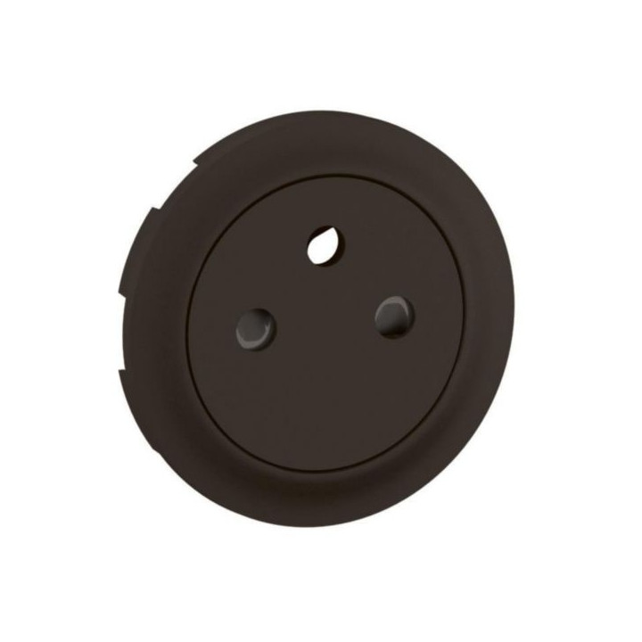 Legrand - Céliane 2024 - Prise électrique affleurante - Noir mat - 2P+T 16A - 1 poste - Réf : CJ0111