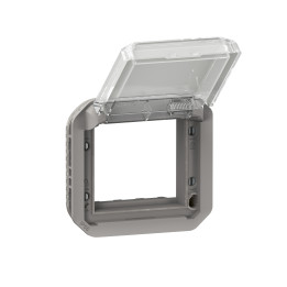 Legrand - Plexo - Adaptateur Mosaic - Composable - Gris - IP55/IK08 - Réf : 069580L
