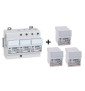 Legrand - Parafoudre Tétra 400V - Type 2 + Cassette de rechange - 003953 + 003954x3