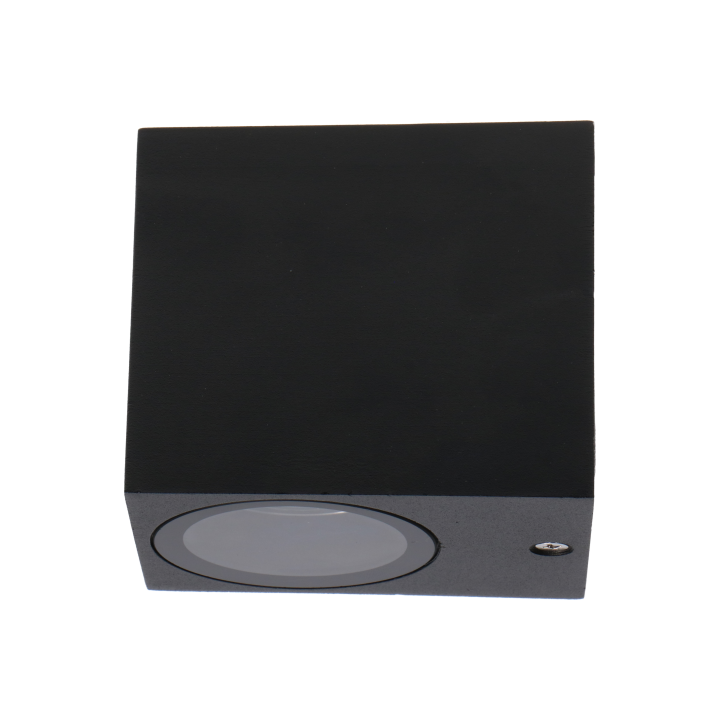 Led's light - Luminaire extérieur San Diego - sans source lumineuse - GU10x1 Noir - IP44 - 35W max - Réf : 1000501