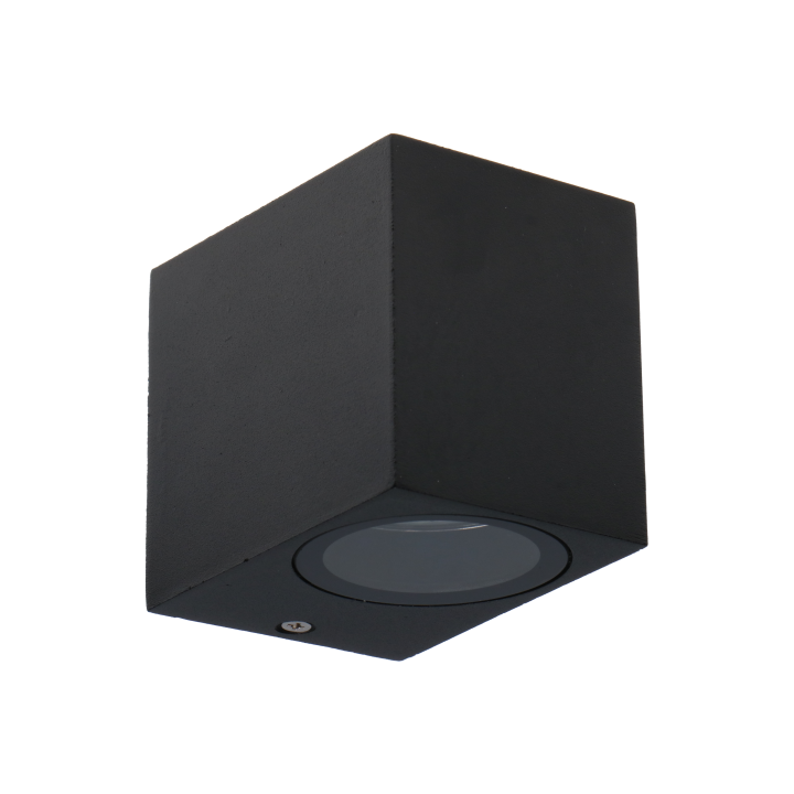 Led's light - Luminaire extérieur San Diego - sans source lumineuse - GU10x1 Noir - IP44 - 35W max - Réf : 1000501