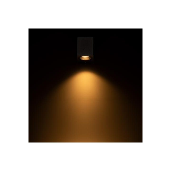 Led's light - Luminaire extérieur San Diego - sans source lumineuse - GU10x1 Noir - IP44 - 35W max - Réf : 1000501