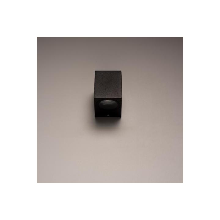 Led's light - Luminaire extérieur San Diego - sans source lumineuse - GU10x1 Noir - IP44 - 35W max - Réf : 1000501