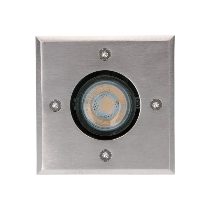 Led's light - encastré de sol Athene - sans source lumineuse - GU10x1 - Noir - IP67 - 35W max - Réf : 1000528