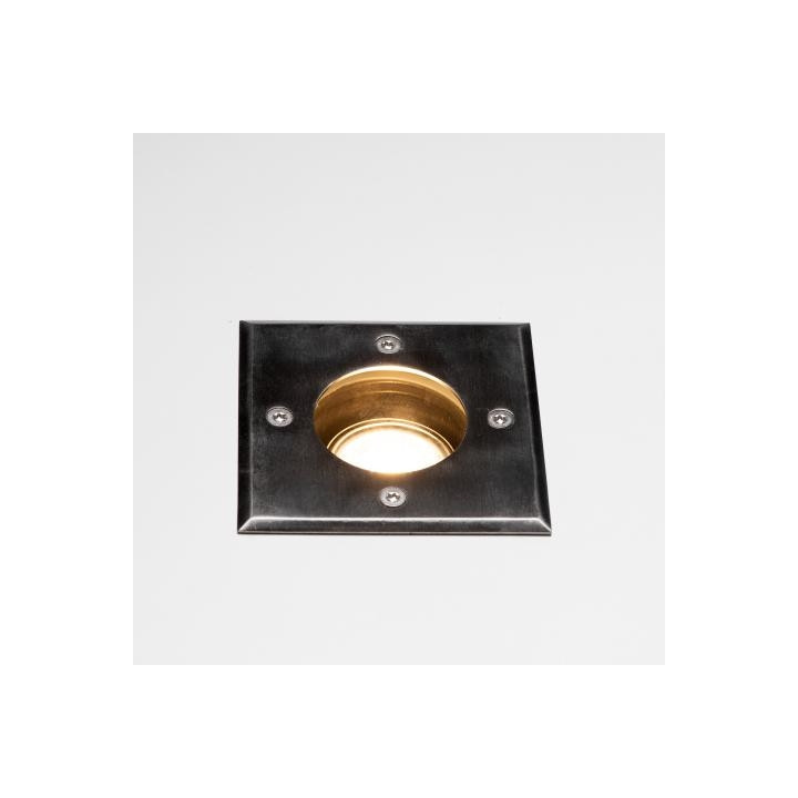 Led's light - encastré de sol Athene - sans source lumineuse - GU10x1 - Noir - IP67 - 35W max - Réf : 1000528