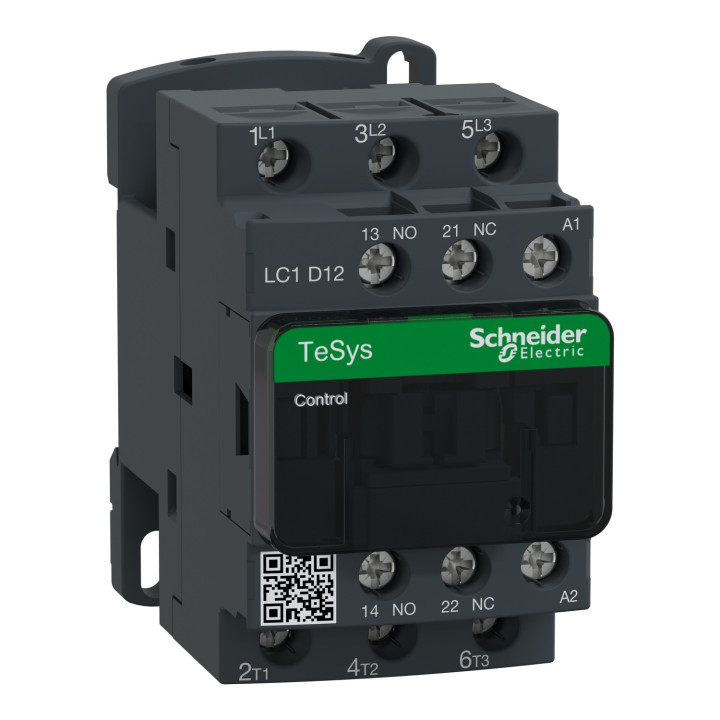 Schneider Tesys - Contacteur moteur - 12A - 1F+1O - 48Vca - LC1D12E7
