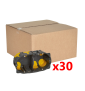 Legrand - Écobatibox - LOT de 30 Boîtes d'encastrement 2 postes - BBC - Profondeur 50mm - D.67mm - Réf : 080032Lx30