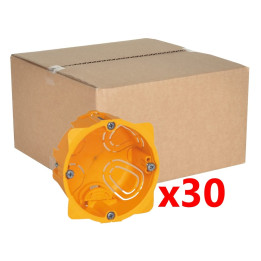 Legrand Batibox - LOT de 30 Boîtes d'encastrement 1 poste - Prof. 40 - 080041 x30
