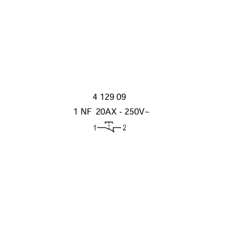 Legrand - Poussoir 20A simple fonction - 250V - 1 NF - 412909