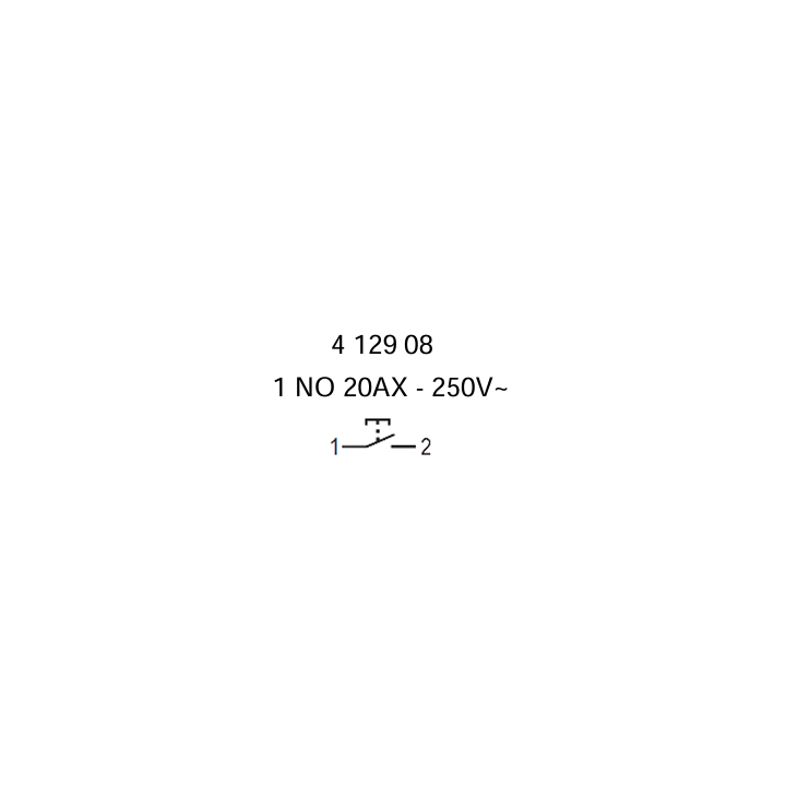 Legrand -  Poussoir 20A simple fonction - 250V - 1 NO - 412908