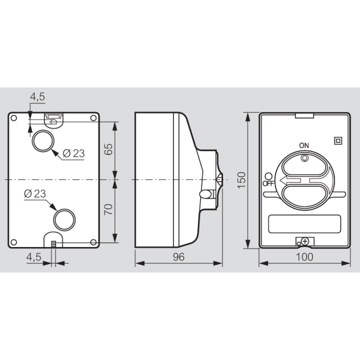 Legrand - Interrupteur de proximité - 4P neutre G - 25 A - 022183