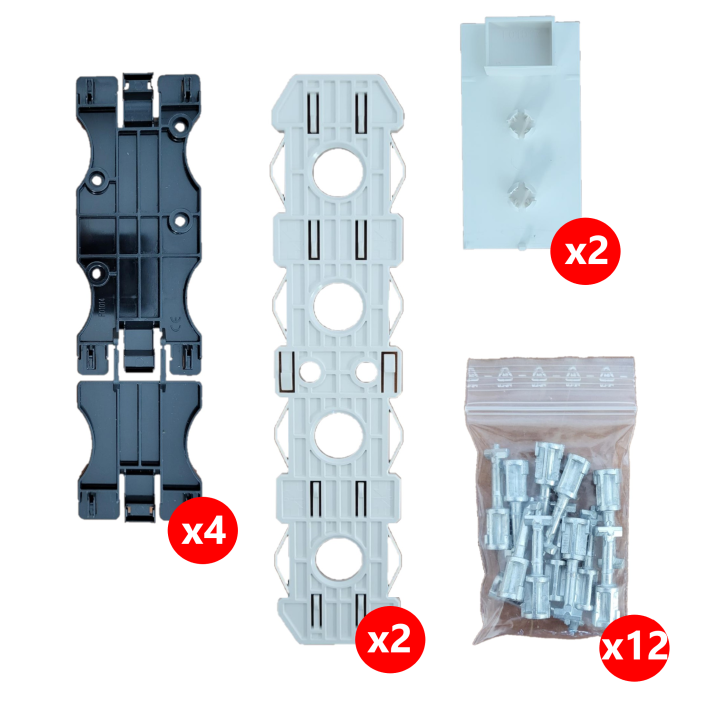 Hager - Kit GTL 13 Modules - 2 couvercles - 2x1,3m - Réf : JK213D