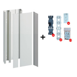 Hager - Kit GTL 13 Modules - 2 couvercles - 2x1,3m - Réf : JK213D