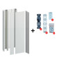 Hager - Kit GTL 13 Modules - 2 couvercles - 2x1,3m - Réf : JK213D