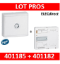 Legrand - LOT  - Platine pour Disjoncteur branchement + Compteur - DRIVIA 13M + habillage + porte - 401185+401182