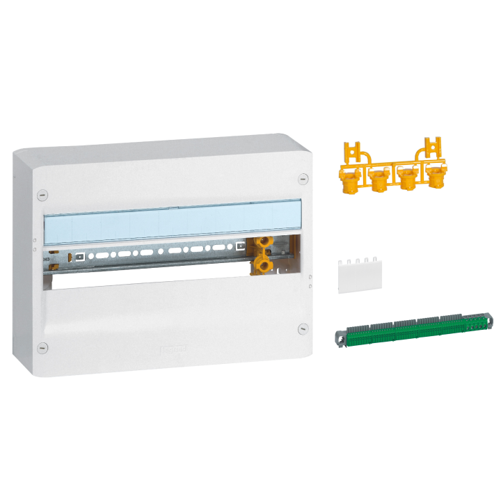 Legrand - Coffret DRIVIA 18 Modules - 1 Rangée de 18M - largeur 355mm - Réf : 401221