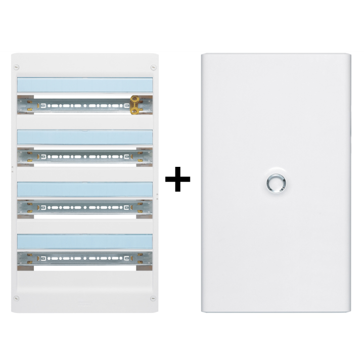 Legrand - LOT - Coffret DRIVIA 72 Modules + porte - Réf : 401224+401234