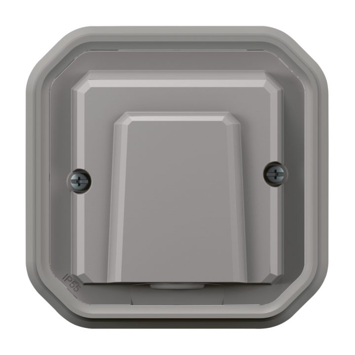 Legrand - Plexo - Sortie de câble - Encastré - Gris - IP55/IK07 - Réf : 069848L