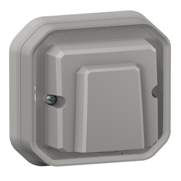 Legrand - Plexo - Sortie de câble - Encastré - Gris - IP55/IK07 - Réf : 069848L