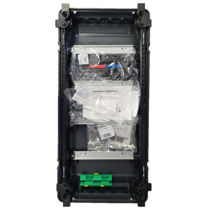 Schneider - PrismaSeT XS - Coffret encastré - 4R - 13M - sans porte - Réf : LVSXS413