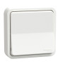 Schneider - Mureva Styl - Va et vient - encastré - IP55 - IK08 - bornes auto - blanc - Réf : MUR39037