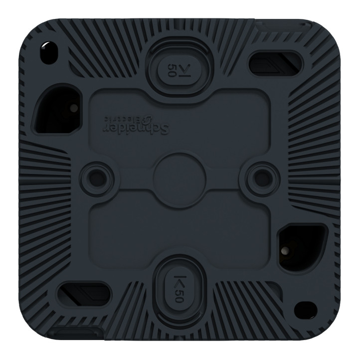 Schneider Mureva Styl - Prise 2P+T avec voyant - Saillie - IP55 IK08 - Connexion auto - Gris - MUR35031+S520291x2