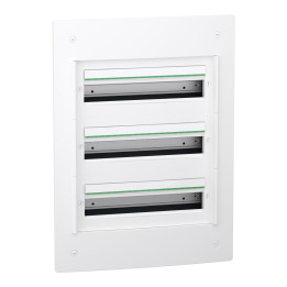 Schneider - PrismaSeT XS - Coffret encastré 3R - 18M - sans porte - Réf : LVSXS318