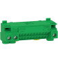 Schneider - Resi9 - bornier terre 63A + cavalier - auto 21x1,5² à 4² - vis 3x6² à 25² - Réf : LGYT1E24
