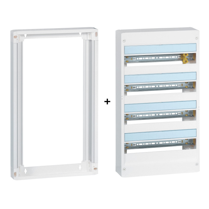Legrand - LOT - Coffret DRIVIA  72 Modules + rehausse - Réf : 401224+401274