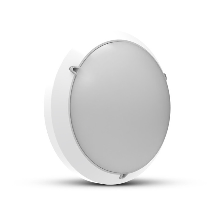 Miidex - Plafonnier LED LED Hublot Blanc + Détecteur RF - 15W - 4500K - Réf : 7790